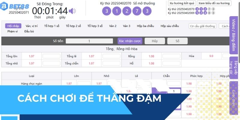 Chiến thuật để chơi xổ số siêu tốc thắng đậm