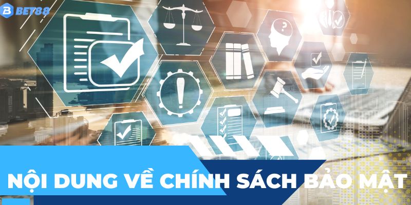 Danh sách thông tin cần áp dụng chính sách bảo mật